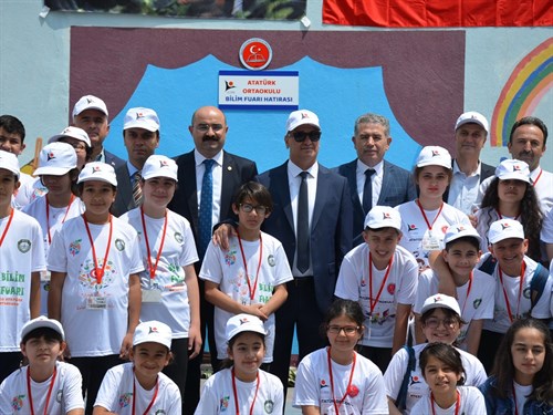 Belen Atatürk Okulunda Tübitak 4006 Bilim Fuarı Sergisi Açıldı